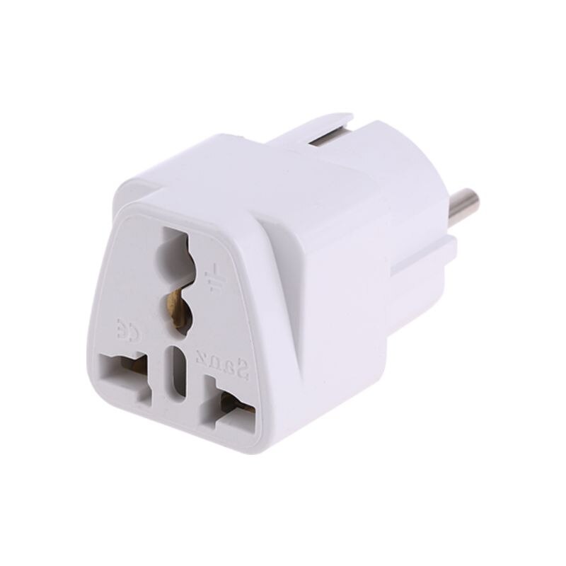 Universal EU Plug Adapter to UK US EU Electrical Outlet Power Converter Travel Dec. 20