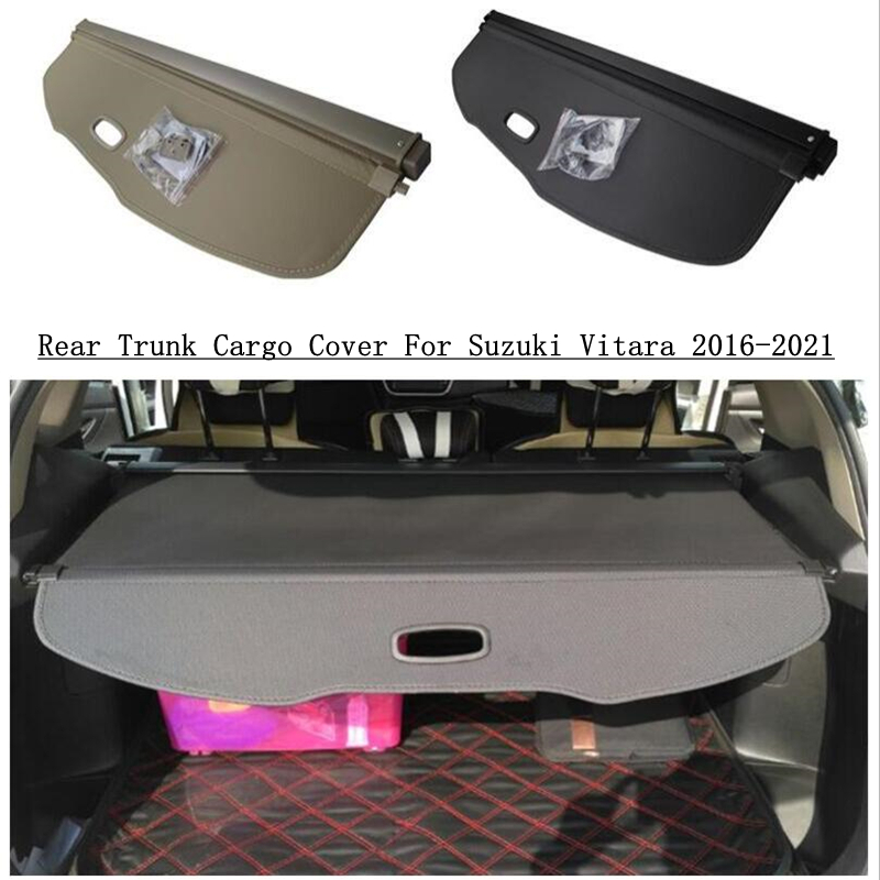 For Suzuki Vitara Rear Trunk Cargo Cover Partition Curtain Screen Shade Security Shield Accessorie