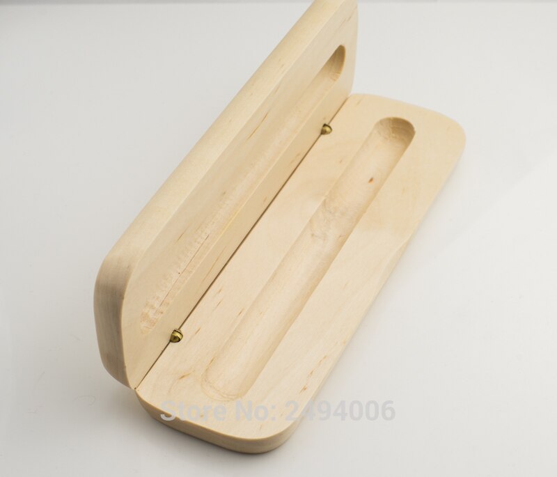 Hoogwaardige Gemaakt Van Hout Geschenkdoos Pen En Balpen Roller Box Milieubescherming Etui
