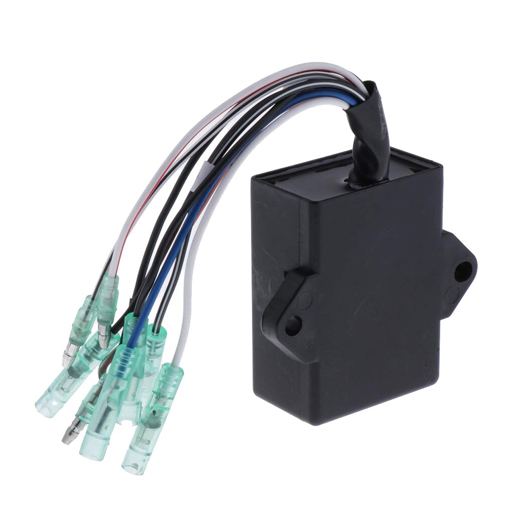 Black CDI Box Ignition Control Unit CDI Ignition Control Box for Yamaha Outboard C 25HP 30HP E25B E30H 30H 2 Stroke