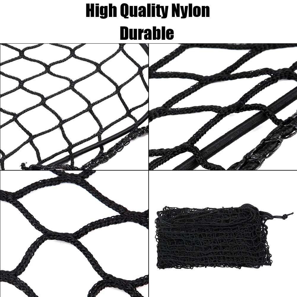 1.8M * 1.5M Pickup Truck Cargo Bagage Heavy Duty Cargo Mesh Web Zwart Nylon Vrachtwagen Bagagenet fit voor Ford GMC Dodge