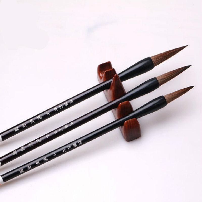 Chinese Traditional Calligraphy Pen Large Middle Small Regular Script Writing Brushes Beginner's Special Practice Writing Brush