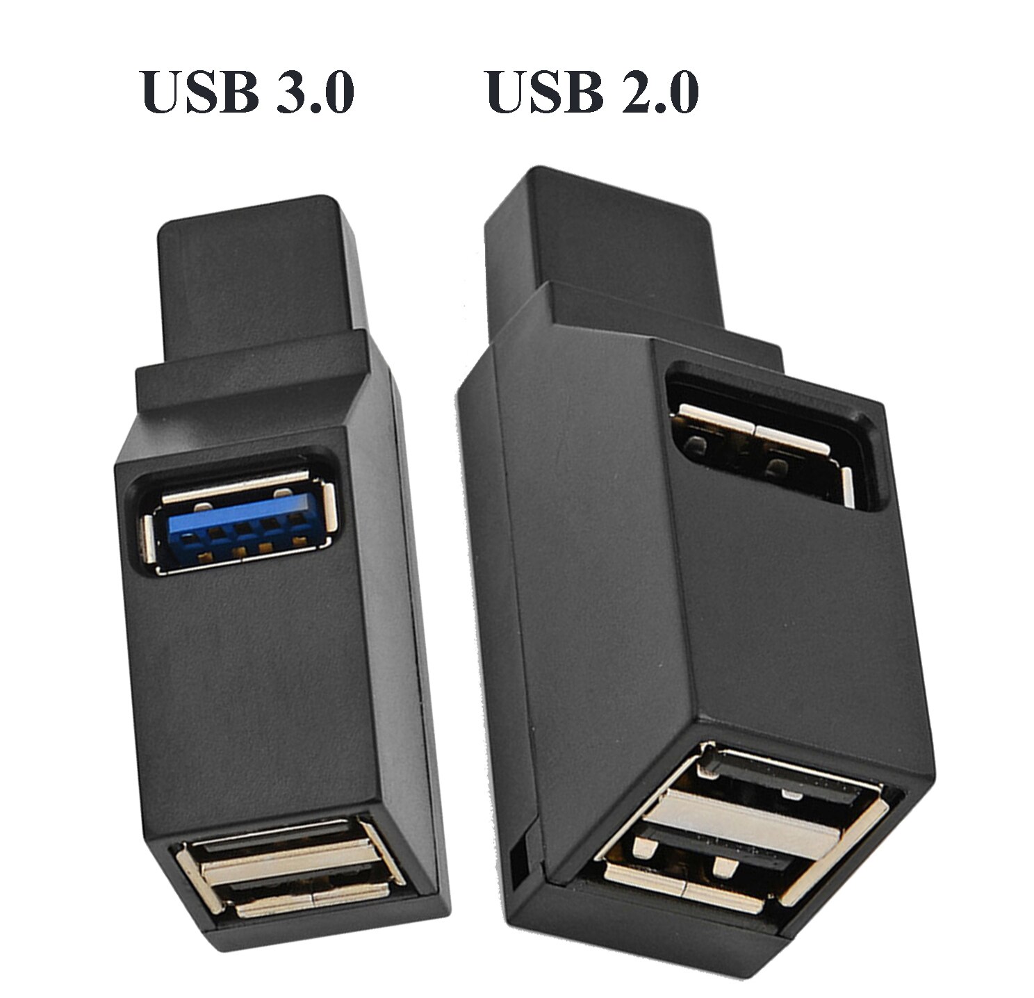 3 Port USB Hub Mini USB 2.0 3.0 High Speed Hub Splitter Box For PC Laptop Mobile Phone U Disk Card Reader 3Ports