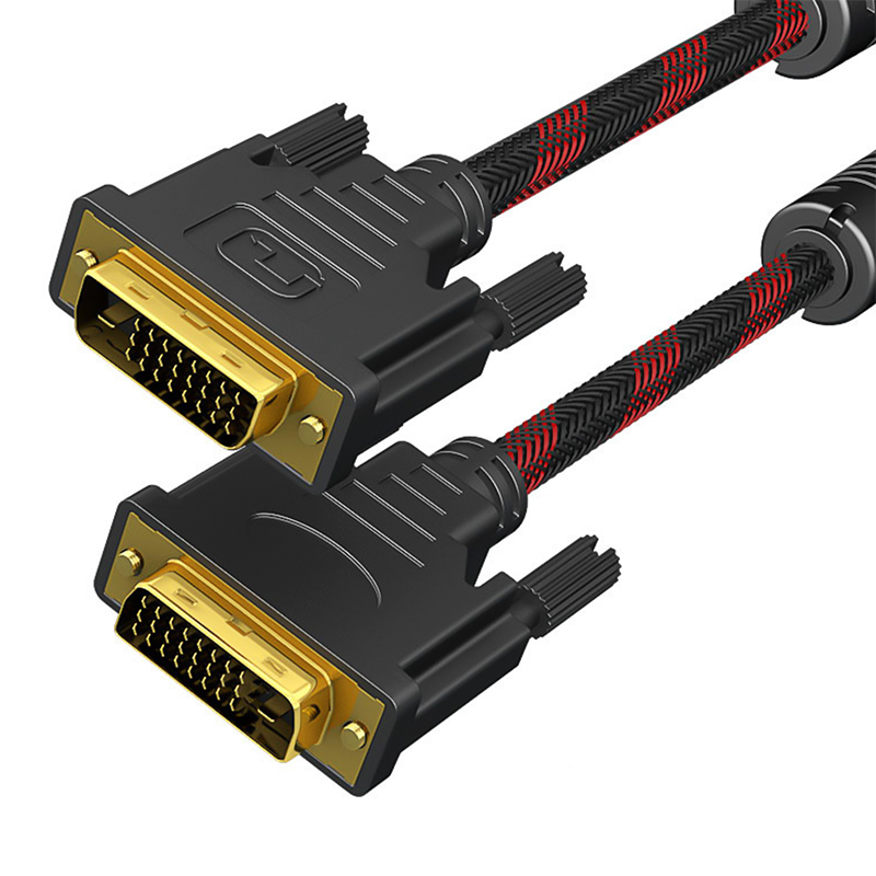 Vothoon DVI to DVI Cable 24+1 Dual Link DVI to DVI-D Cable Male to Male Digital Video Monitor Cable for HDTV Gaming Projector: 5m