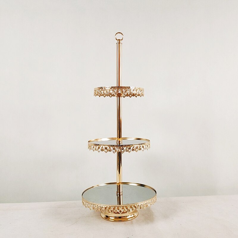 1Pcs Cake Stand Round Cupcake Stands Metal Dessert Display Cake Stands,