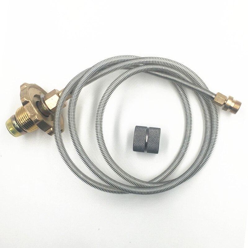 Jeebel Gas Refill Adapter Outdoor Camping Stove Use Household LPG to Cylinder Gas Tank Conversion Head Burner refilling: Package 4