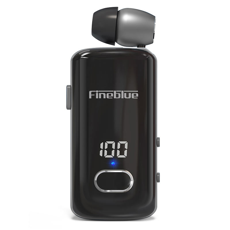 Fineblue F580 Draadloze Koptelefoon Bluetooth 5.3 Intrekbare Draagbare Headset Gesprekken Herinneren Trillingen Sport Run Hoofdtelefoon F920 F520: Black