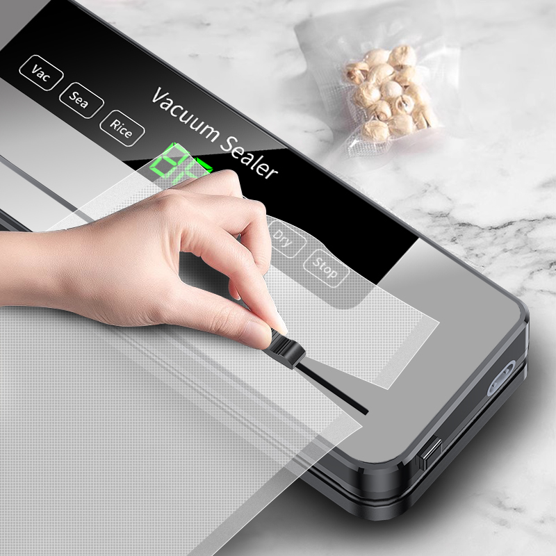 Food vacuum sealing machine Vacuum machine Food packaging machine UV household kitchen food sealing machine Seal vacuum cleaner