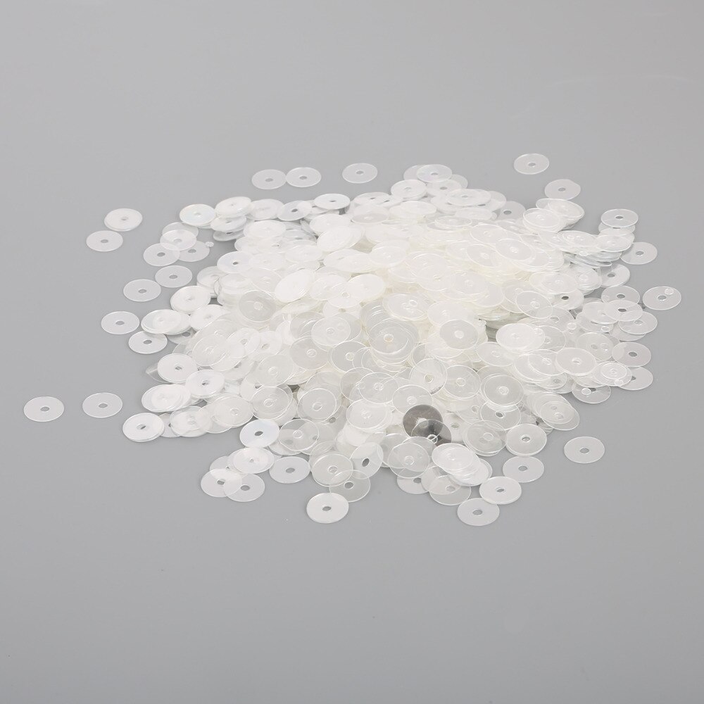 Wit/Mix Kleur 3/4/5/6mm (1500-10000 stks) ronde Platte Sequin, voor sieraden maken kleding accessoires diy art decoratie