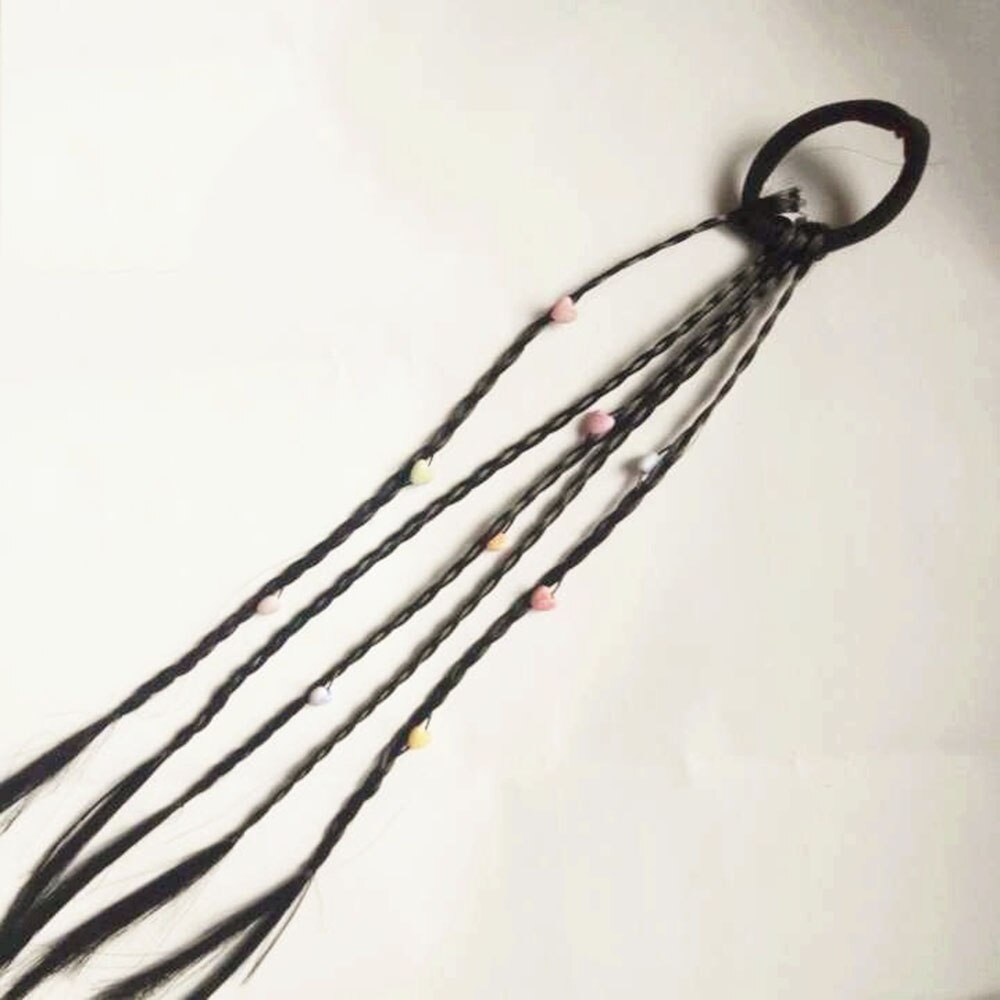 1pc børn paryk fletninger multi-farve mini klip børn elastikker hårbånd pige søde hår tilbehør koreansk stil hår reb: 4