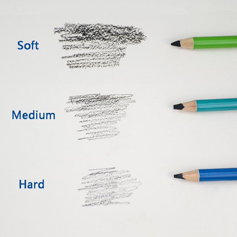 Kunstner skitse kul blyanter giftfri tegne blyant værktøj sæt til fine art forsyninger