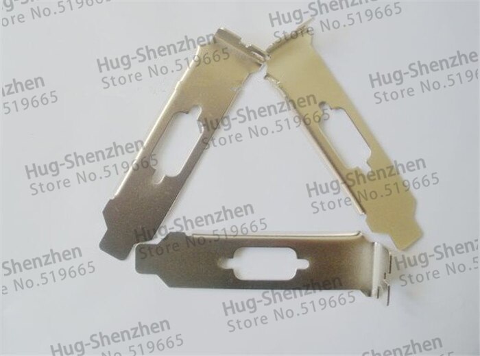 PCI PCI-E VGA DB9 Serial Com Port Low Profile Bracket for 2U DELL HP mini case 50pcs