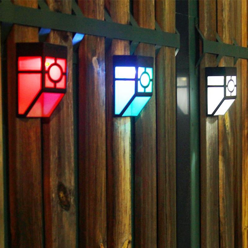 2 led zonne-wandlampen,  ip65 waterdichte bewegingssensoren, verstelbare verlichting met dubbele modus, hek-wandlamp, tuindecoratie