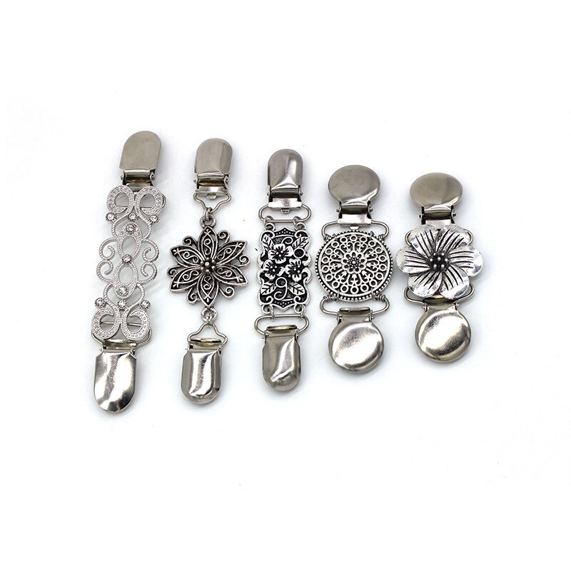 Mode Trui Vest Clip Eend Mond Clips Flexibele Pin Broche Sjaal Kraag Gespen Voor Kleding Decor