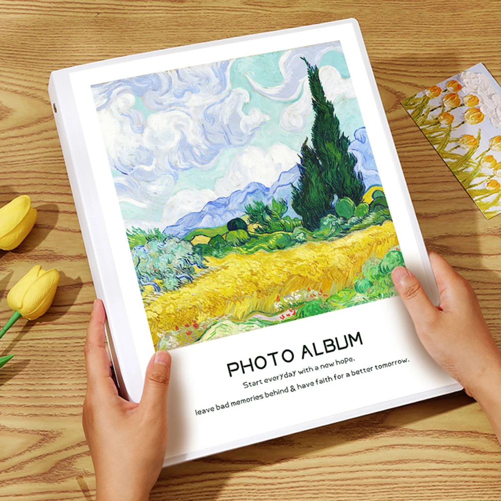 Álbum de fotos autoadhesivo DIY, hojas sueltas, gran capacidad, 30/40 páginas, álbum de recortes conmemorativo, libro de recuerdos familiar, almacenamiento de imágenes: Negro