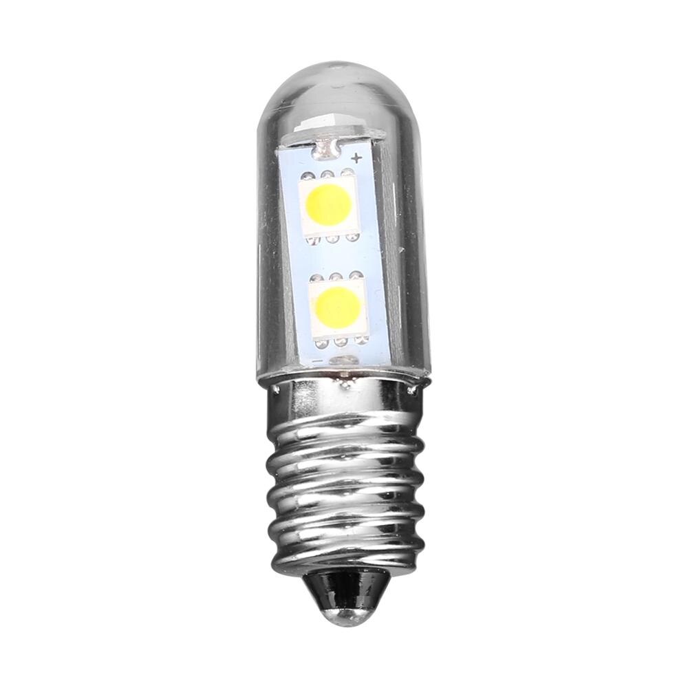 Mini 1.5W E14 Led 5050 Smd Lampen Lamp Corn Vervanging Licht Voor Koelkast Koelkast: white