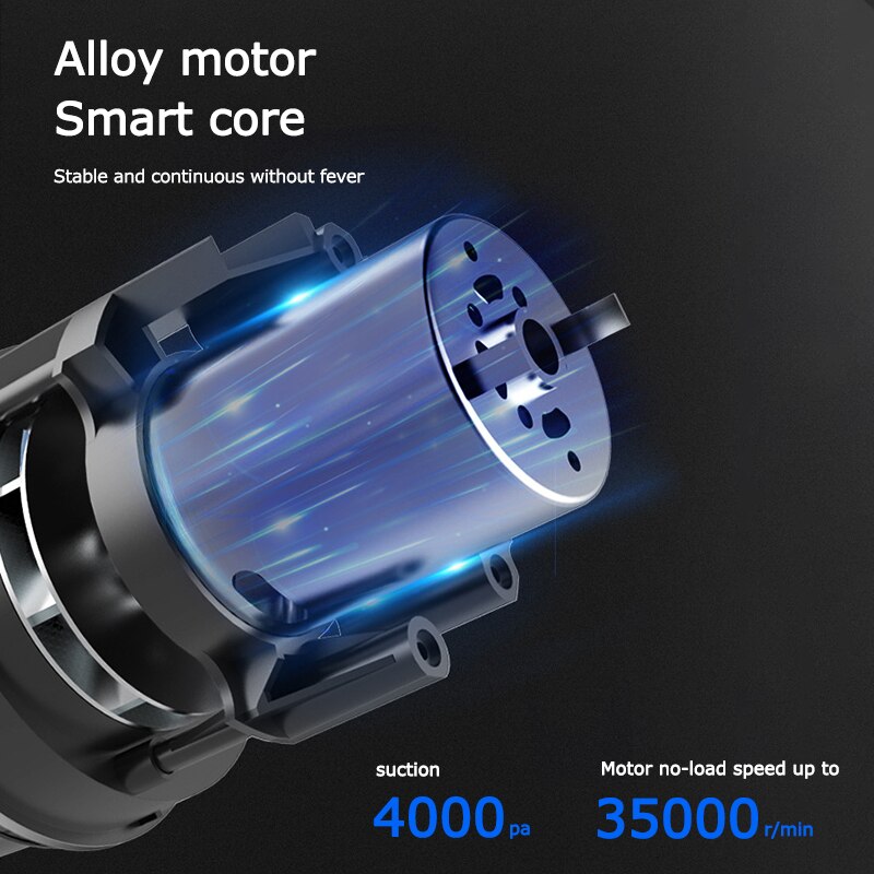 5000Pa Portable Handheld Mini vacuum cleaner for car wireless Auto car Vaccum Cleaner Robot Interior & Home & Computer Cleaning