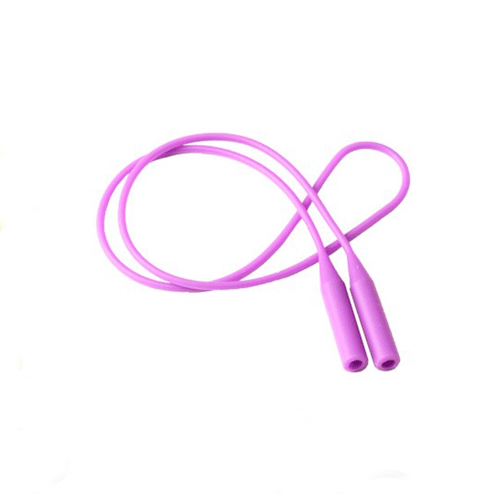 1 Pc Candy Color Elastic Silicone Eyeglasses Straps Sunglasses Chain Sports Anti-Slip String Glasses Ropes Band Cord Holder: purple