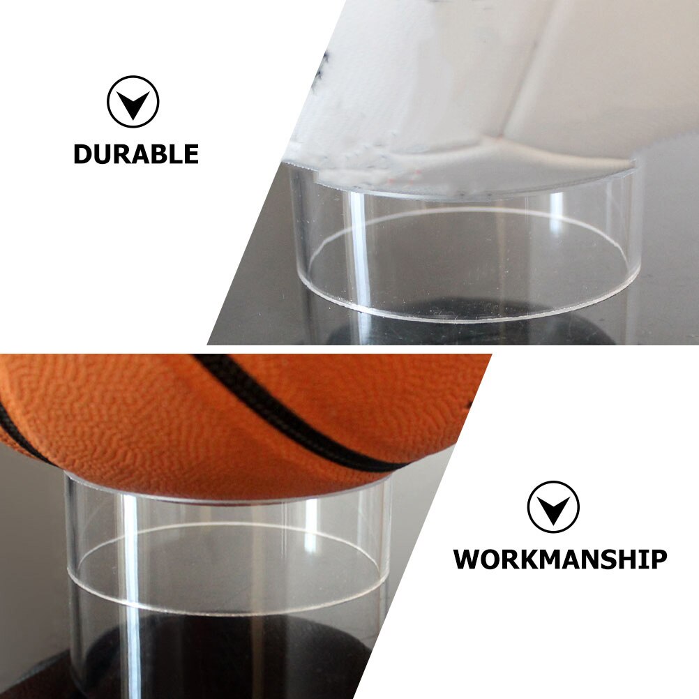 6 acryl-ständer für sportartikel-aufbewahrung und -präsentation (transparent)
