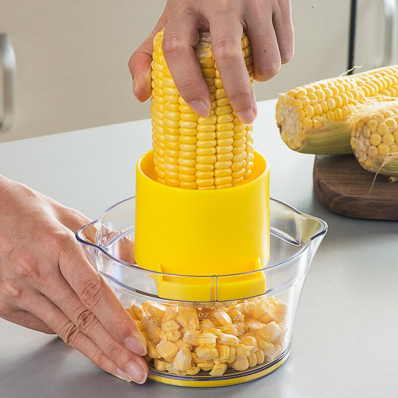 Corn Stripper, Corns Thresher Stainless Steel Peeling Machine Shucker Multifunctional Kitchen Tools