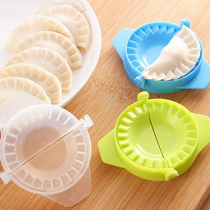 Gør-det-selv dumplings værktøj hvede halm jiaozi pierogi form dumpling form clips bageforme wienerbrød køkkentilbehør