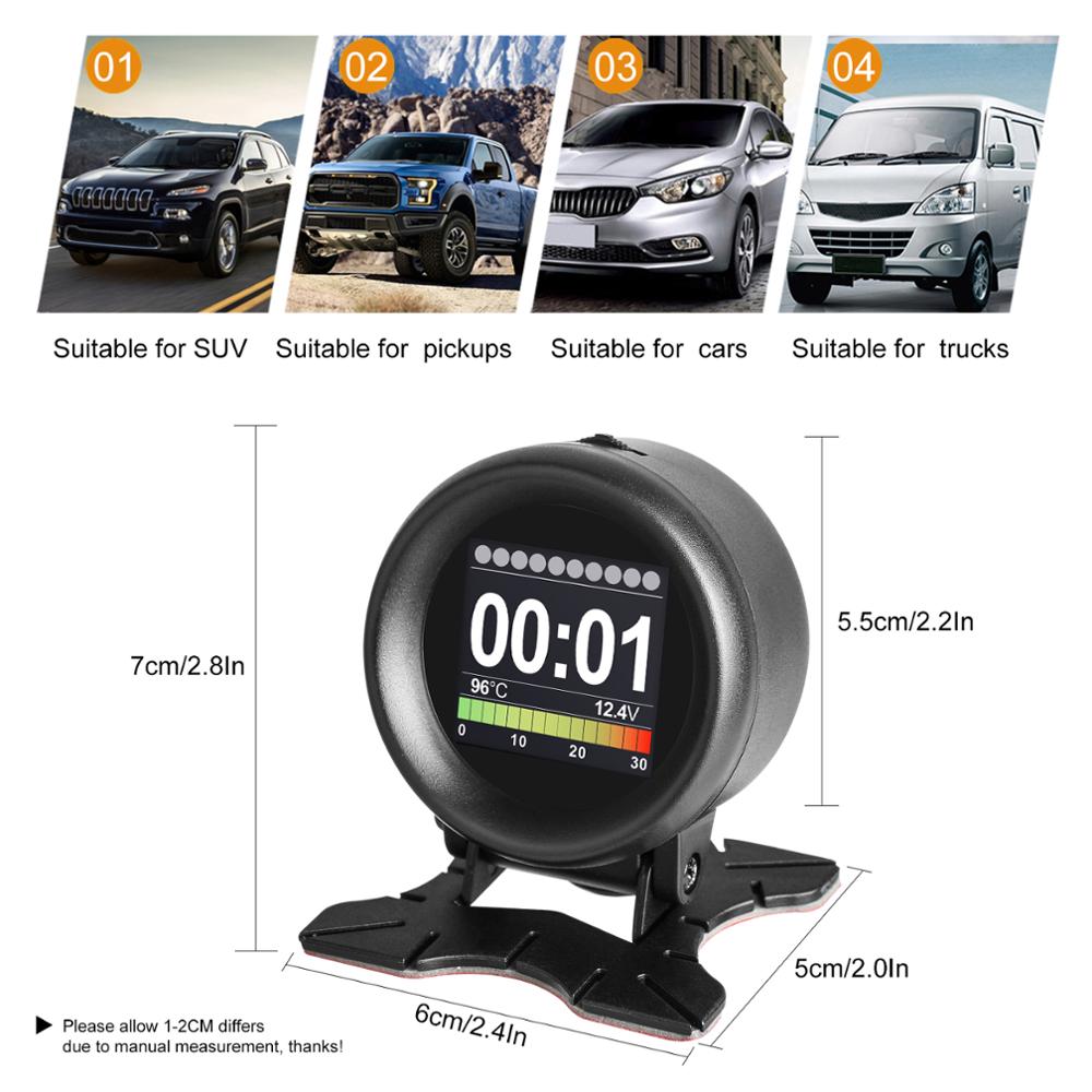 AUTOOL X50plus X50pro X60 Car Head Up Display HUD Head Up Display Auto Projector OBD 2 Gauge Digital Speedometer Diagnostic Tool