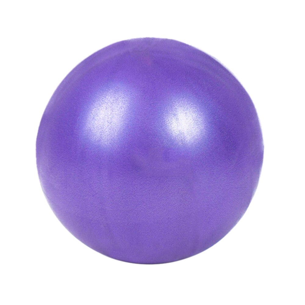 25cm Yoga Ball Exercise Gymnastic Fitness Pilates Ball Balance Exercise Gym Yoga Core Ball Indoor Training Yoga Ball: Purple 