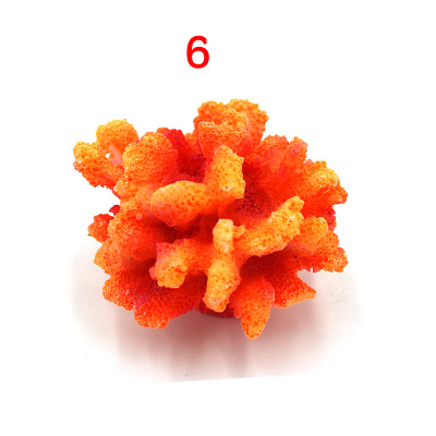 Symulacja akwarium żywe żywiczne ozdoby koralowe sztuczny koral ozdoby akwariowe kolorowe koralowe ozdoby akwariowe: SZARY