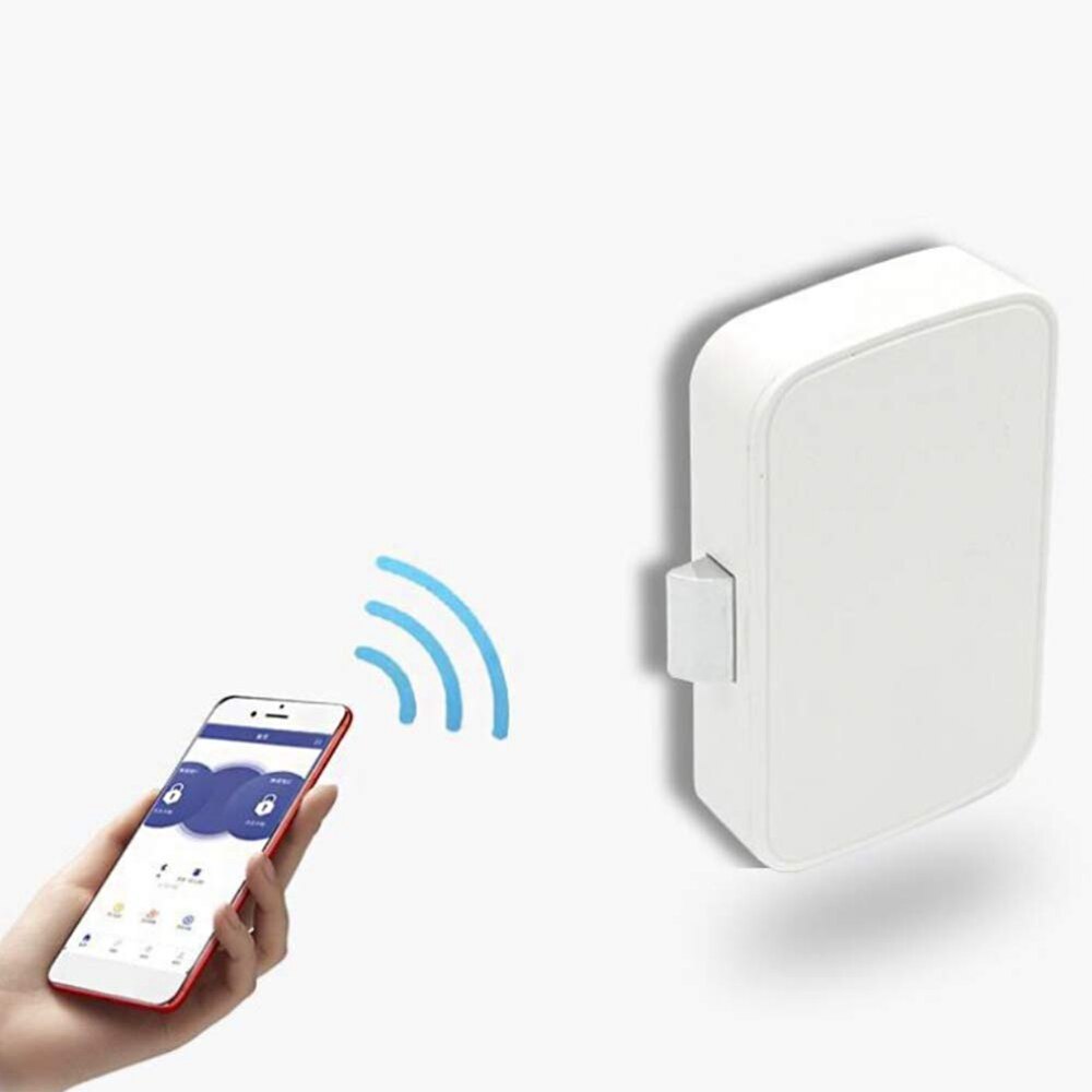 Wireless Bluetooth Keyless Smart File Cabinet Lock Invisible Electric Lock IOS Android APP Control For Cabinet Drawer Smart Lock
