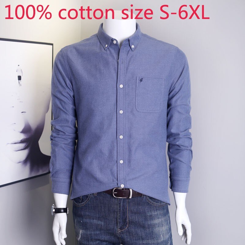 Camisa de franela de algodón para hombre, camisa de manga larga de informal, juvenil, grande, a la , de talla grande