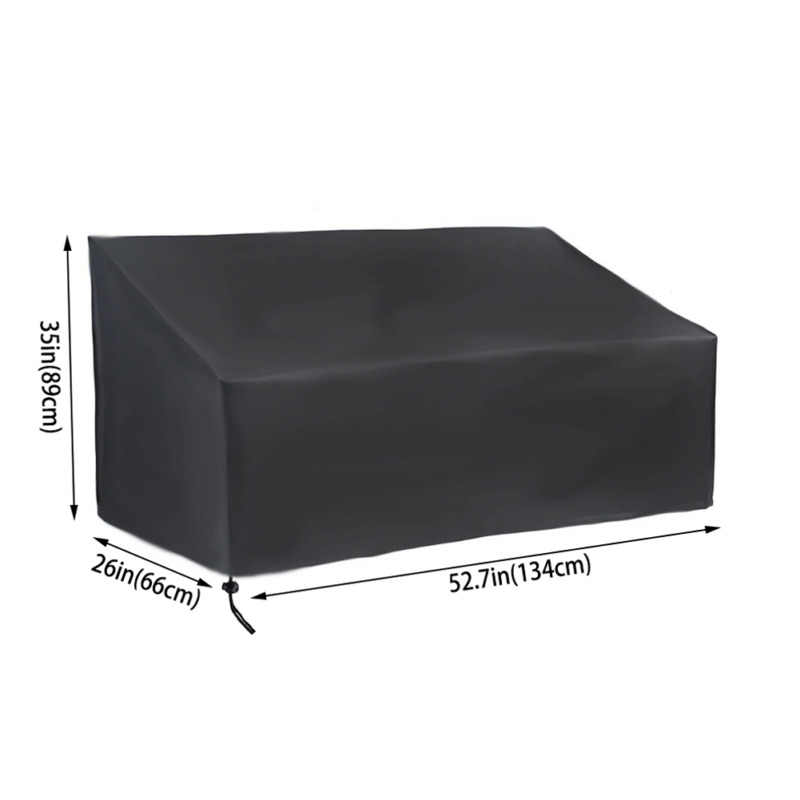 Vanntett hage patio møbler trekk 210d/420d oxford klut utendørs bord stoler benk sofa sete støv dekker oss