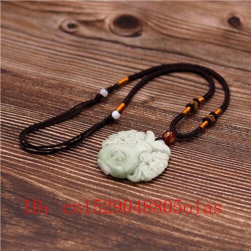 Natural White Chinese Jade Bat Pendant Vase Necklace Charm Jewelry Double-sided Hollow Carved Amulet for Her