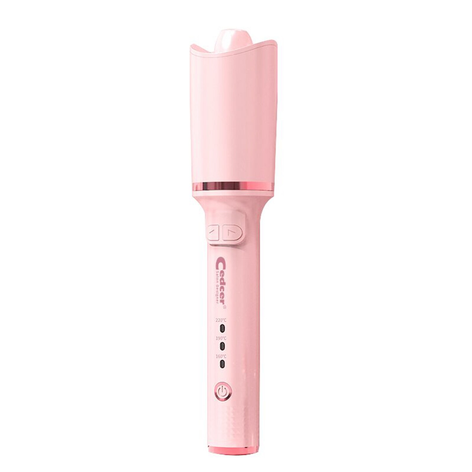 Rizador de pelo eléctrico automático, máquina rizadora de cabello con calefacción rápida: Pink / EU