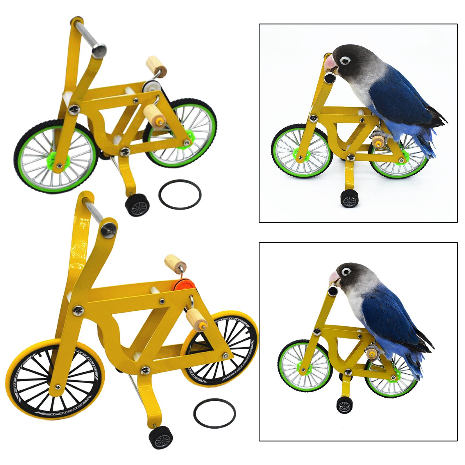 Mini vélo pour perroquet, jouet d&#39;entraînement pour oiseaux, équipement de développement intellectuel, bicyclette, Puzzle pour perruches