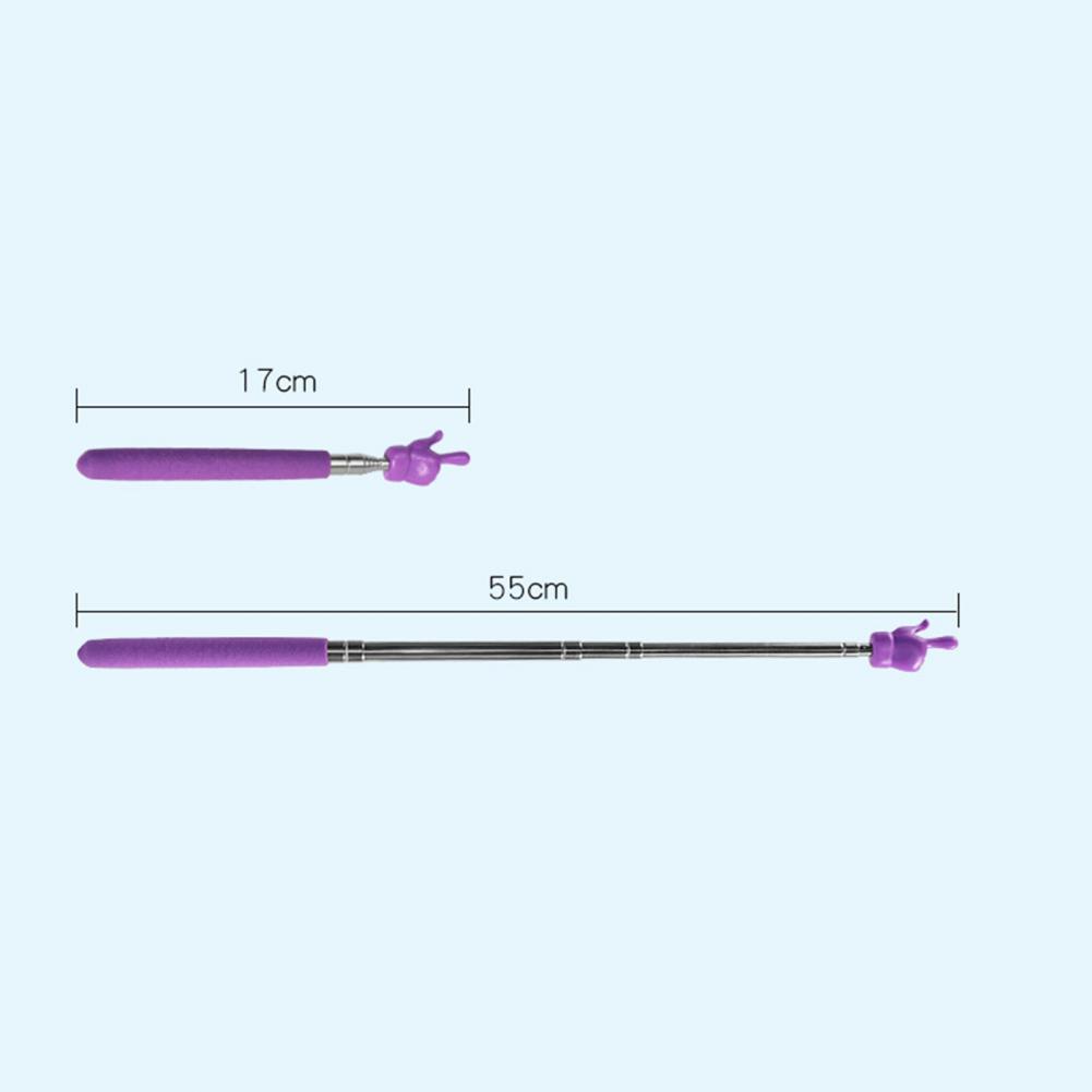 Finger Reading Guide for Children, Ferramentas de ensino pré-escolar Varas retráteis, Brinquedos Educativos para Aprendizagem, Class Whiteboard Pointer