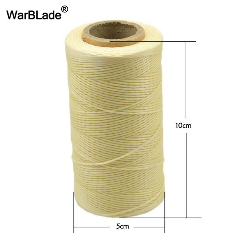 260m 1mm Gewachste Schnur Polyester Baumwolle Cord Leder Gewinde Nähen Themen Für Schuhe Gepäck Armband Schmuck Machen Zubehör