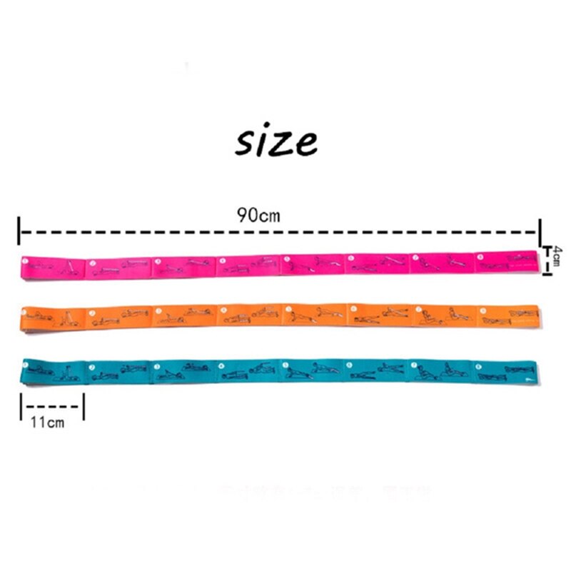 Yoga Stretch Band - Widerstandsband Elastisches Tanzband Trainingsband Fitness Dehnen Crossfit