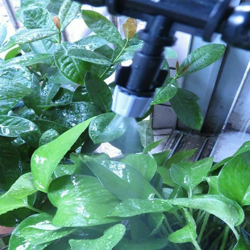 Vanntåke kjølesystem tåkesprinklerdyse utendørs hage terrasseplanter sprøyteslange vanningssett