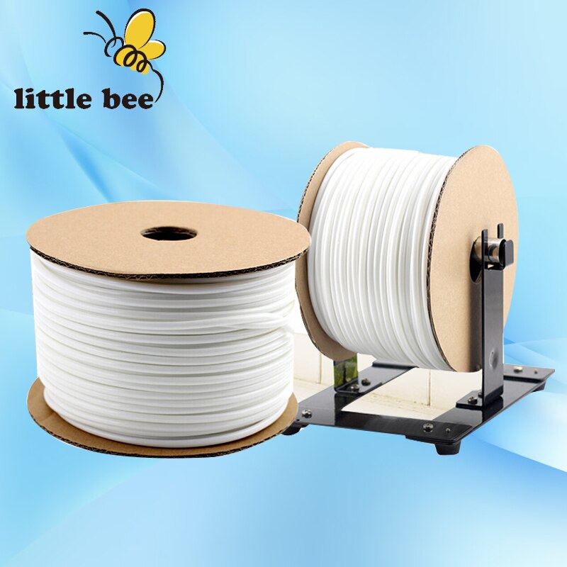 1 Stks PVC buis wit Pvc mouwen Voor kabel marker ID printer beentje drukmachine elektronische belettering machine