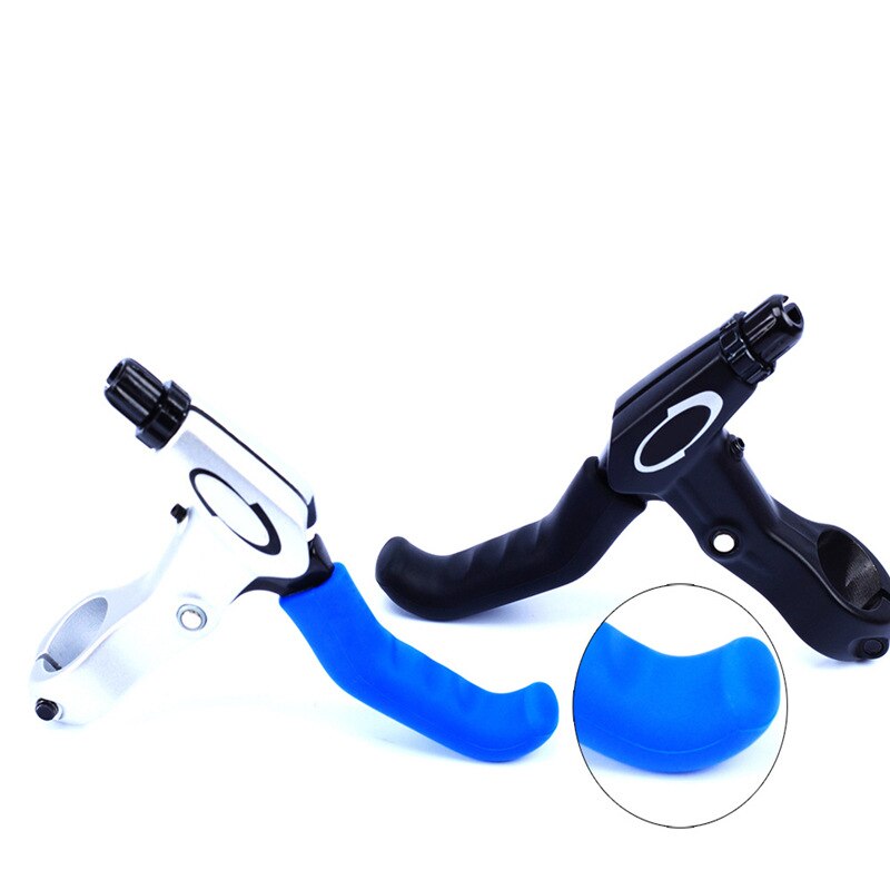 Empuñaduras de silicona para bicicleta de montaña, mangos de esponja para manillar, suaves y ultraligeros, guante de silicona antideslizante, 1 par: 5