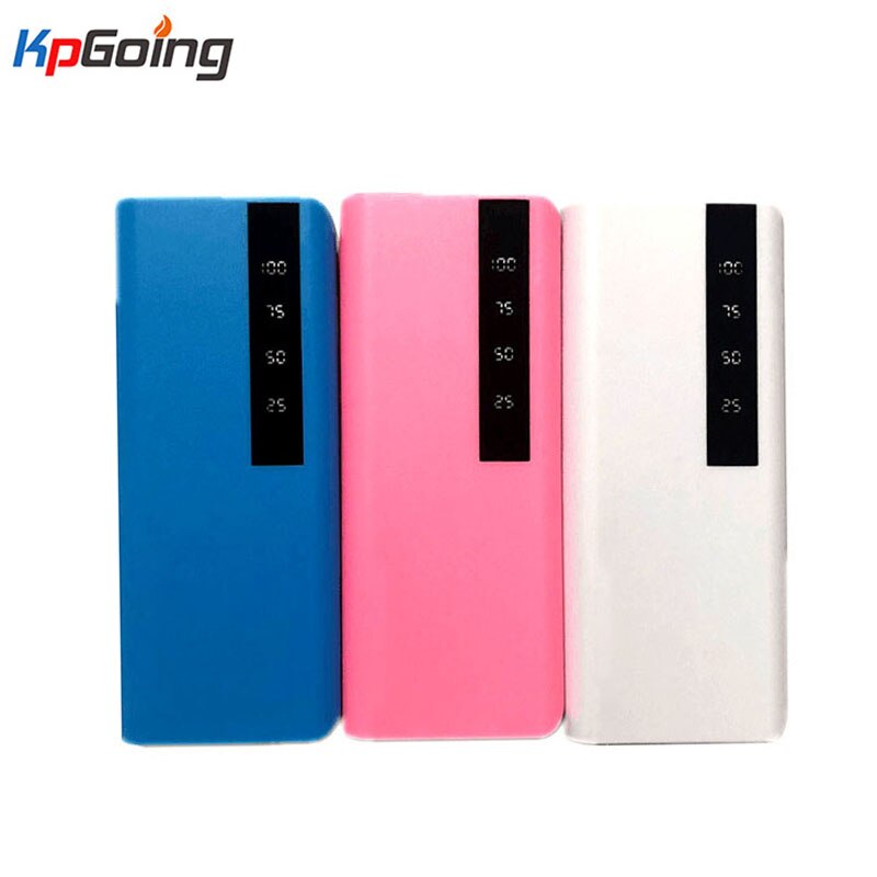5*18650 Power Bank Shell Case Battery Charger Box Phone External Charger Shell DIY Kit with LED Light Charging Digital Display