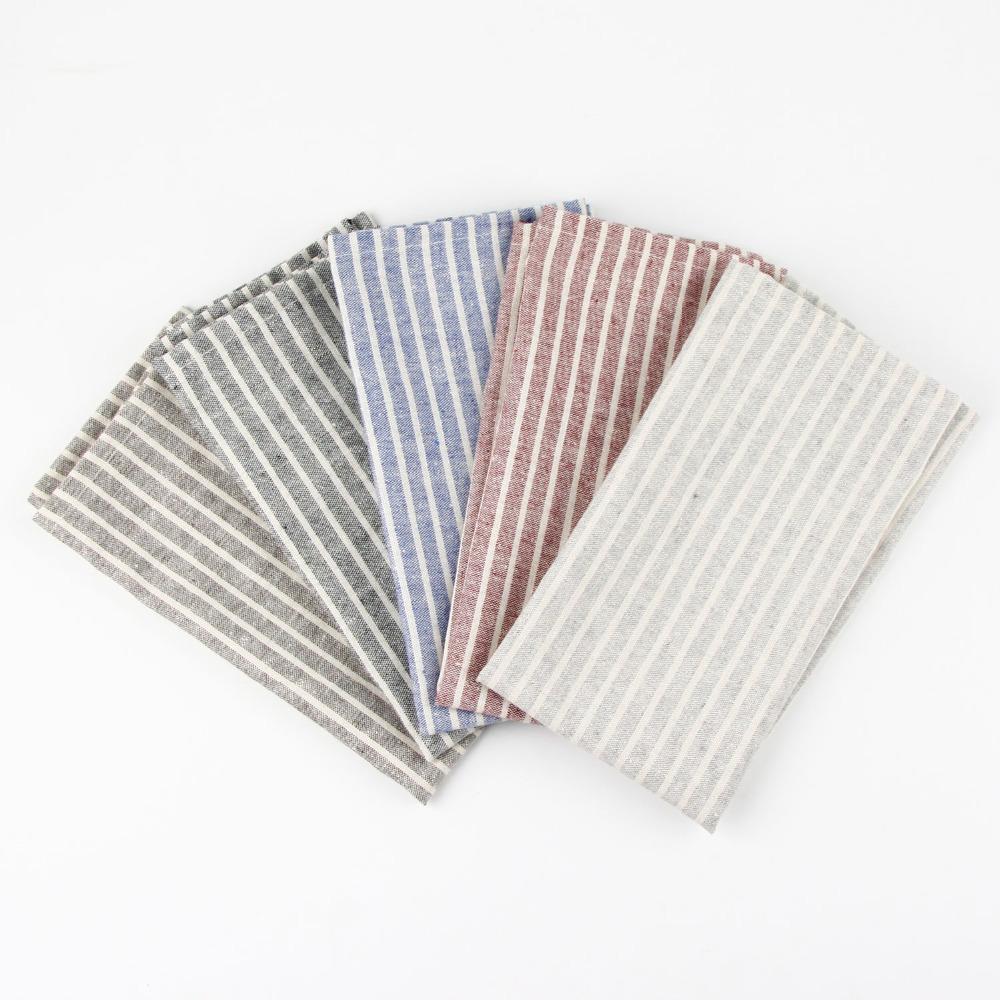 5 katoen linnen Servetten placemat isolatie mat eettafel mat comfortabele Servet stof tafel placemats Achtergrond