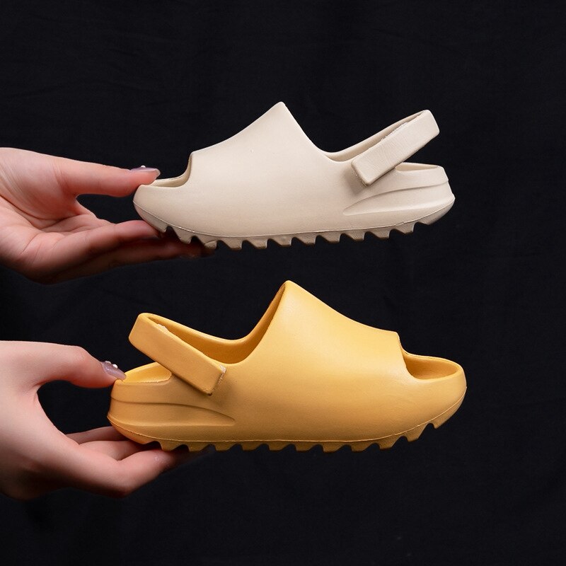 Baby Kleinkind Kinder Erwachsene Slip-On Sandalen Jungen Mädchen Schaum Strand Sommer Sliders Knochen ResinChildren Leichte Wasser Schuhe