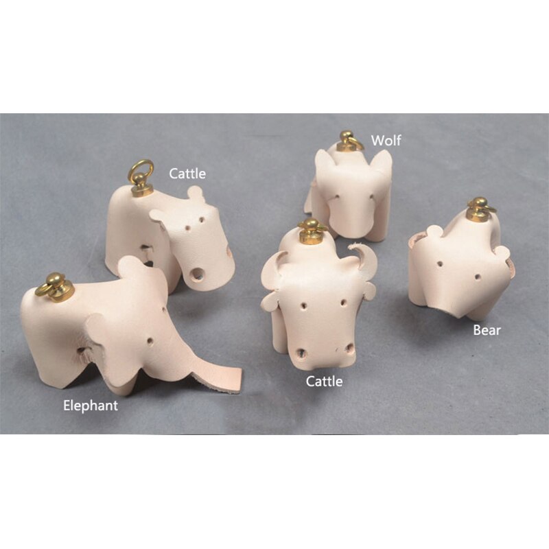 Gabarit de couture en pvc, 1 pièce, pour bricolage du cuir, artisanat du cuir, 5 styles d&#39;animaux