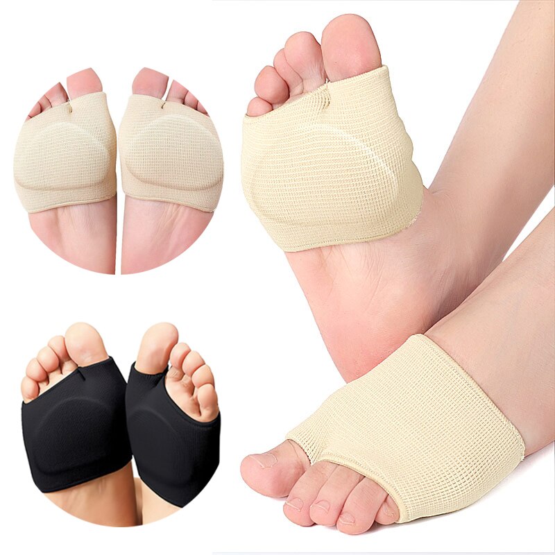 Medias plantillas de Gel de silicona para el antepié, almohadillas para aliviar el dolor de los zapatos, almohadillas para el pie, almohadillas para el Corrector de Hallux Valgus