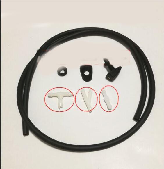 Para huatai santa fe terracan bocal de limpador de cobertura frontal pára-brisa dianteiro modificação ventilador-em forma de bico de automóvel