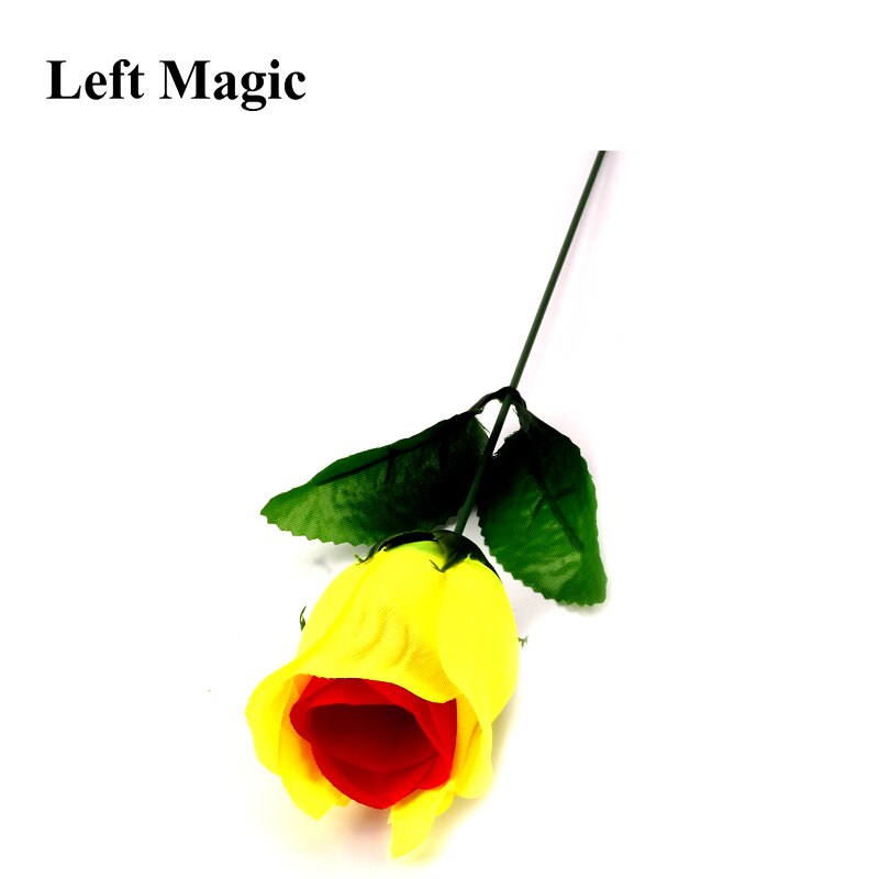 Discoloration Roses (Red Change Yellow) Rose Magic Tricks Change Valentine &#39;S Day Color Roses Flower Magic Trick Fun Toys