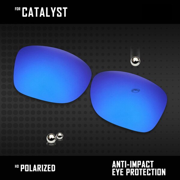 OOWLIT Lenses Replacements For Oakley Catalyst Sunglasses Polarized - Multi Colors: Deep Blue