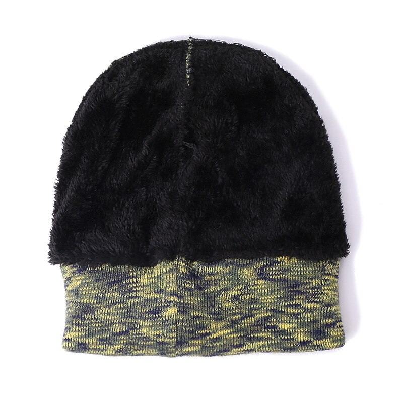 Winter Hat Scarf Gloves Set Solid Color Women Men Beanie Hats Warm Outdoor Knit Windproof Hat Hedging Cap With Lining Hats Bonet