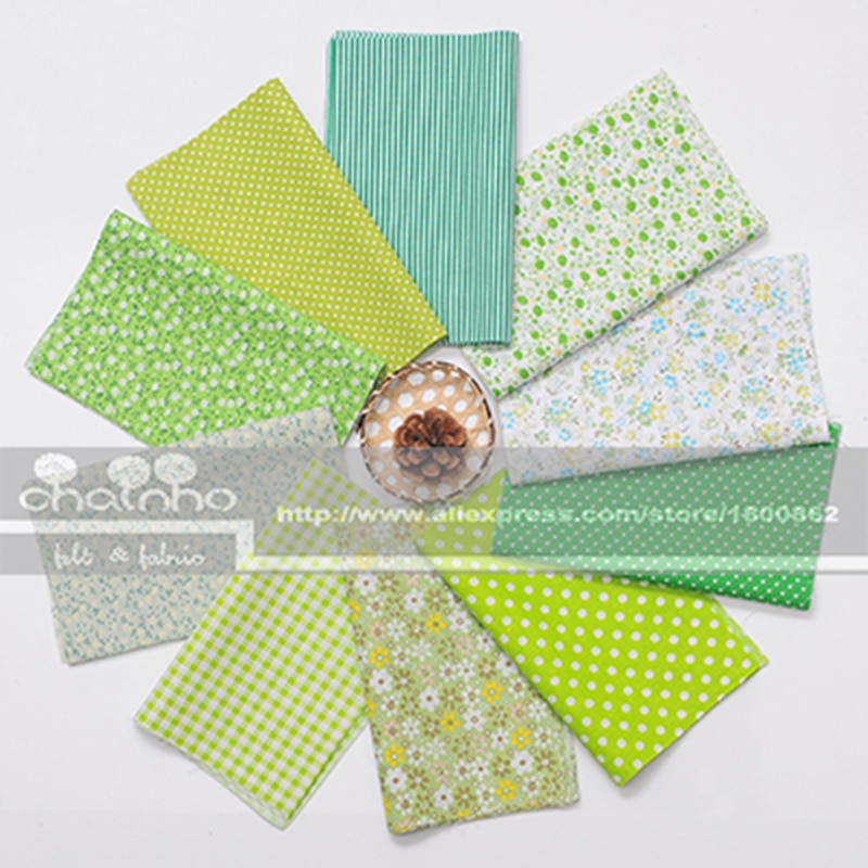 Tilfældigt tyndt bomuldsstof patchwork til syning scrapbooking fedtkvarter vævstæppe mønster håndarbejde 80 stk 20*24cm